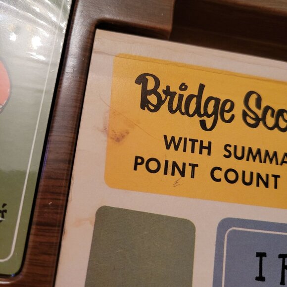 Vintage Bridge Party Pack Score Pad Set I Forgot Dog Funny Cards Gift - Picture 5 of 5